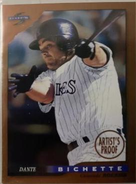 Dante Bichette #23 Baseball Cards 1996 Score Dugout Collection