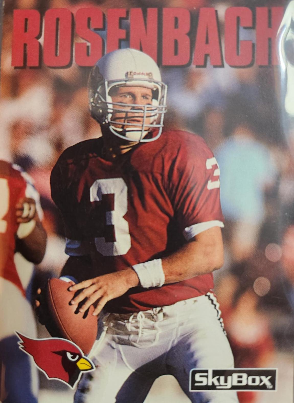 Timm Rosenbach #27 Football Cards 1992 Skybox Impact