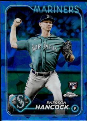 Emerson Hancock #39 2024 Topps Chrome Sapphire Baseball