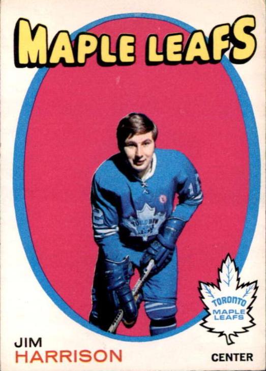 Jim Harrison #10 Hockey Cards 1971 O-Pee-Chee