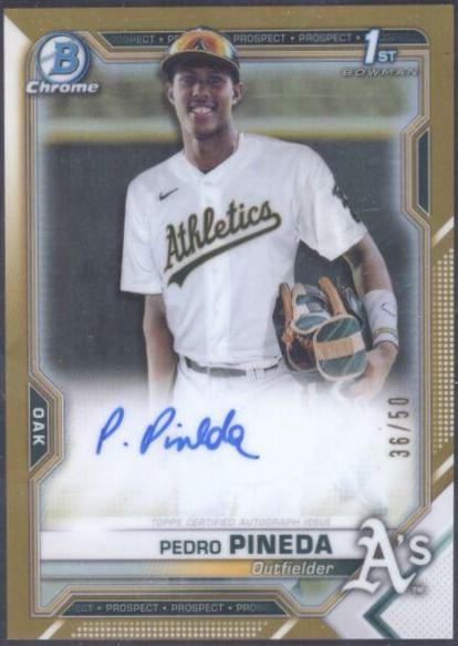 Pedro Pineda [Gold Refractor] #CPA-PP