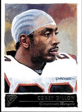 Corey Dillon #8 Football Cards 2001 Topps Gallery