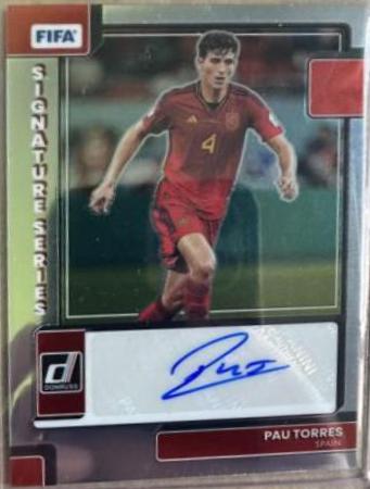 Pau Torres #SS-PAU 2022 Panini Donruss Signature Series Soccer