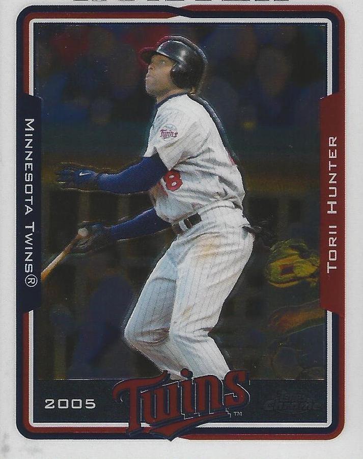 Torii Hunter #3 Baseball Cards 2005 Topps Chrome