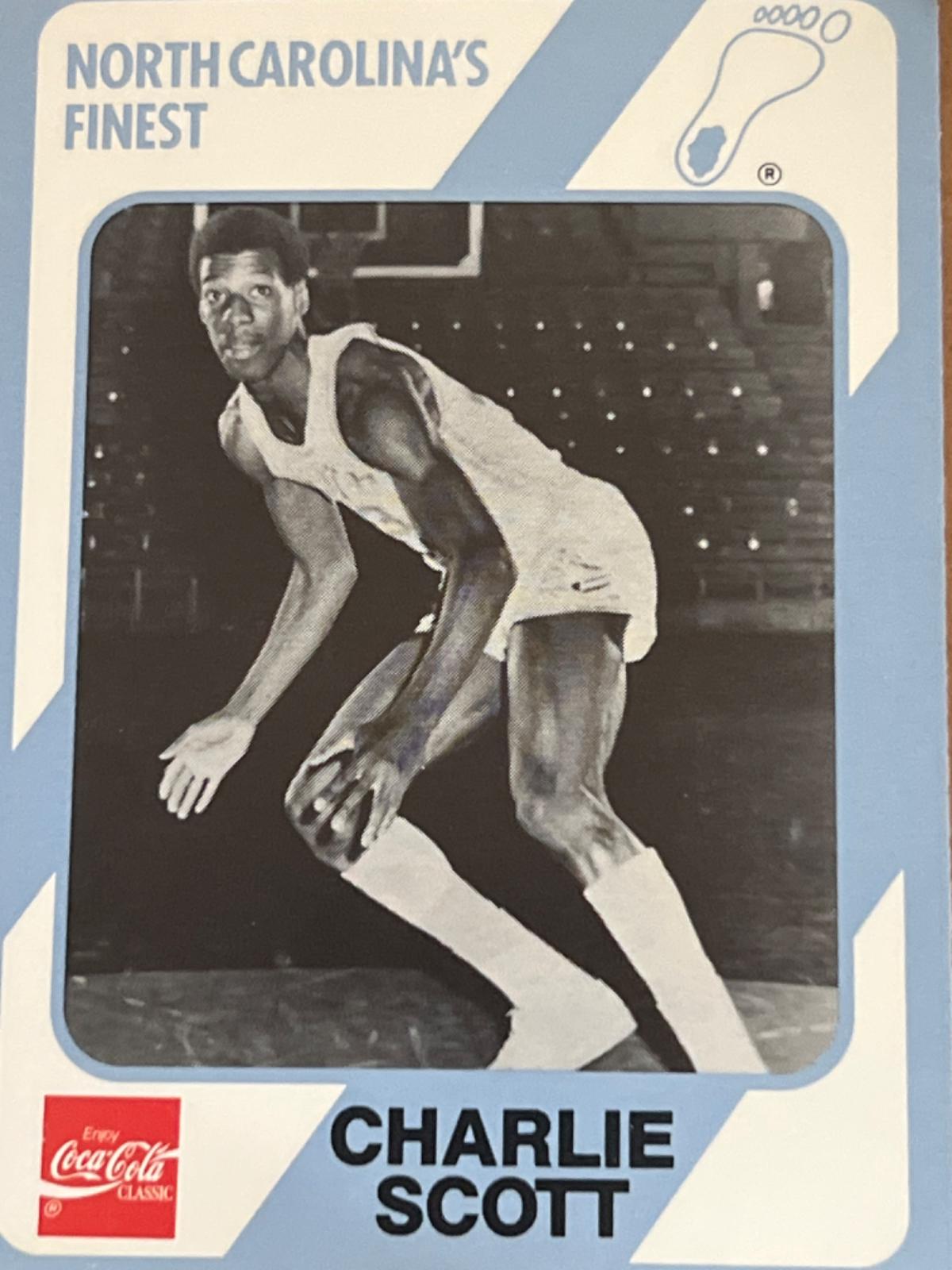 Charlie Scott #28 Basketball Cards 1989 Collegiate Collection North Carolina