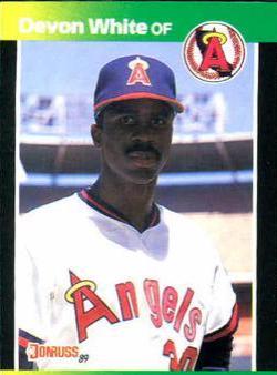 Devon White #27 Baseball Cards 1989 Donruss Baseball's Best