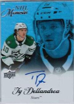 Ty Dellandrea #M-TD Hockey Cards 2020 Upper Deck Clear Cut NHL Memoirs Autographs