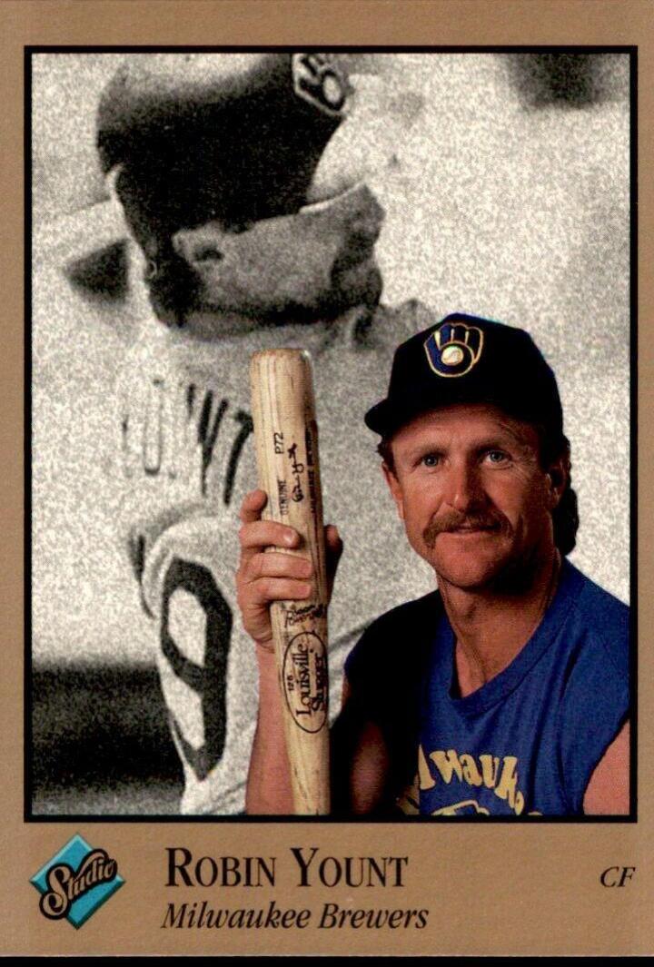 Robin Yount #200 Baseball Cards 1992 Studio