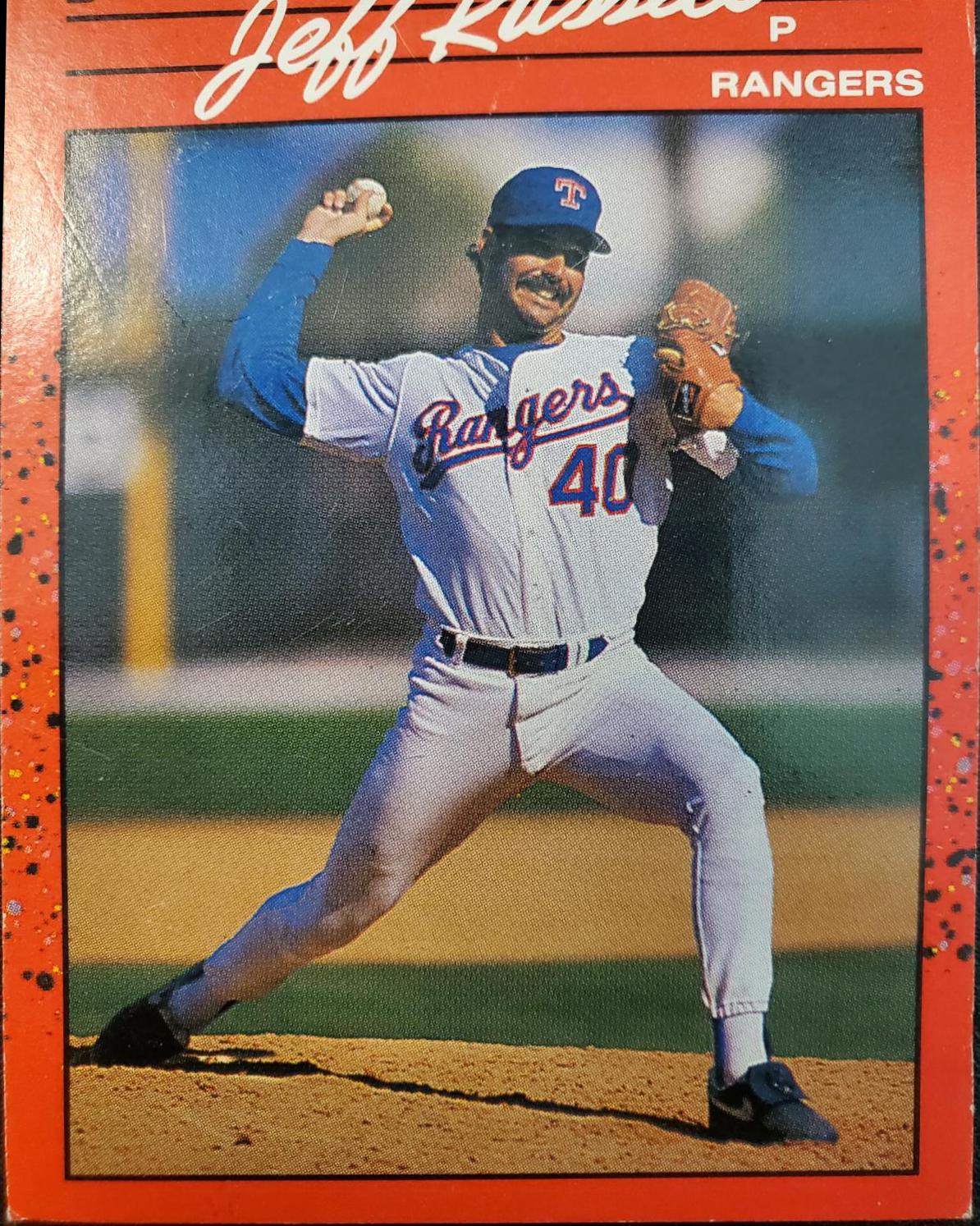 Jeff Russell #284 Baseball Cards 1990 Donruss Aqueous Test