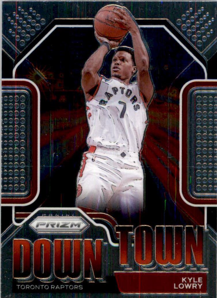 Kyle Lowry #1 Basketball Cards 2020 Panini Prizm Downtown Bound