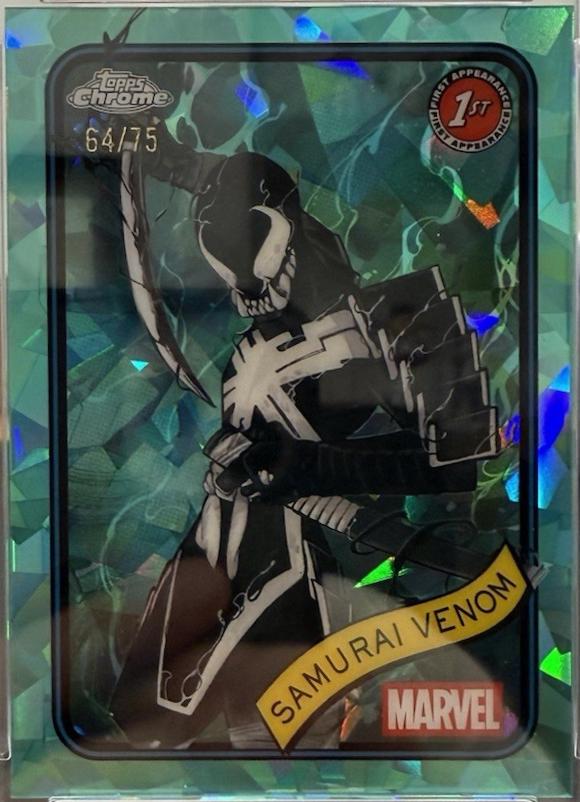 Samurai Venom [Aqua Sapphire] #127 Prices | Marvel 2025 Topps