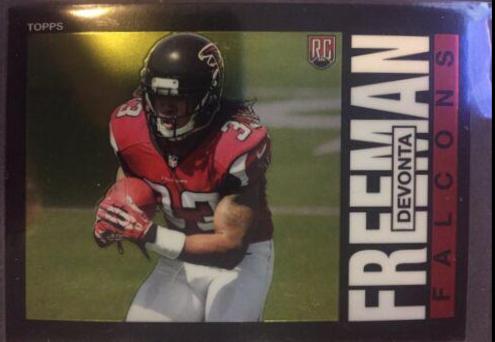 Devonta Freeman #35 Football Cards 2014 Topps Chrome 1985