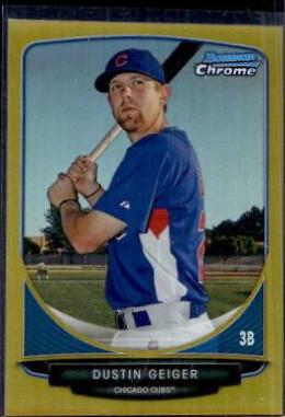 Dustin Geiger [Gold Refractor] #BCP209