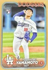Yoshinobu Yamamoto [Gold] #553 Baseball Cards 2024 Topps Prices