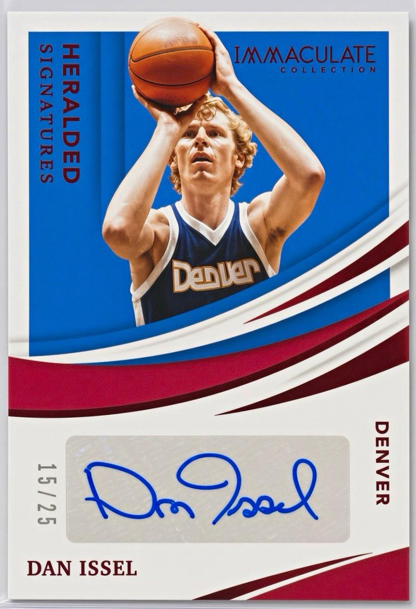 Dan Issel #HS-DAN 2021-22 Panini Immaculate Collection Basketball Heralded Signatures