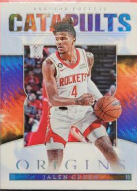 Jalen Green #14 Basketball Cards 2022 Panini Origins Catapults