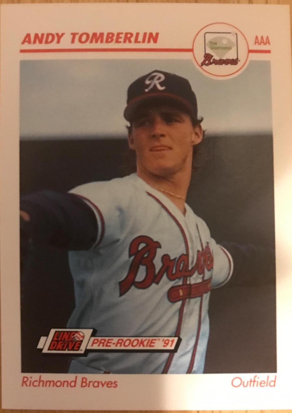 Andy Tomberlin #445 1991 Line Drive AAA Baseball