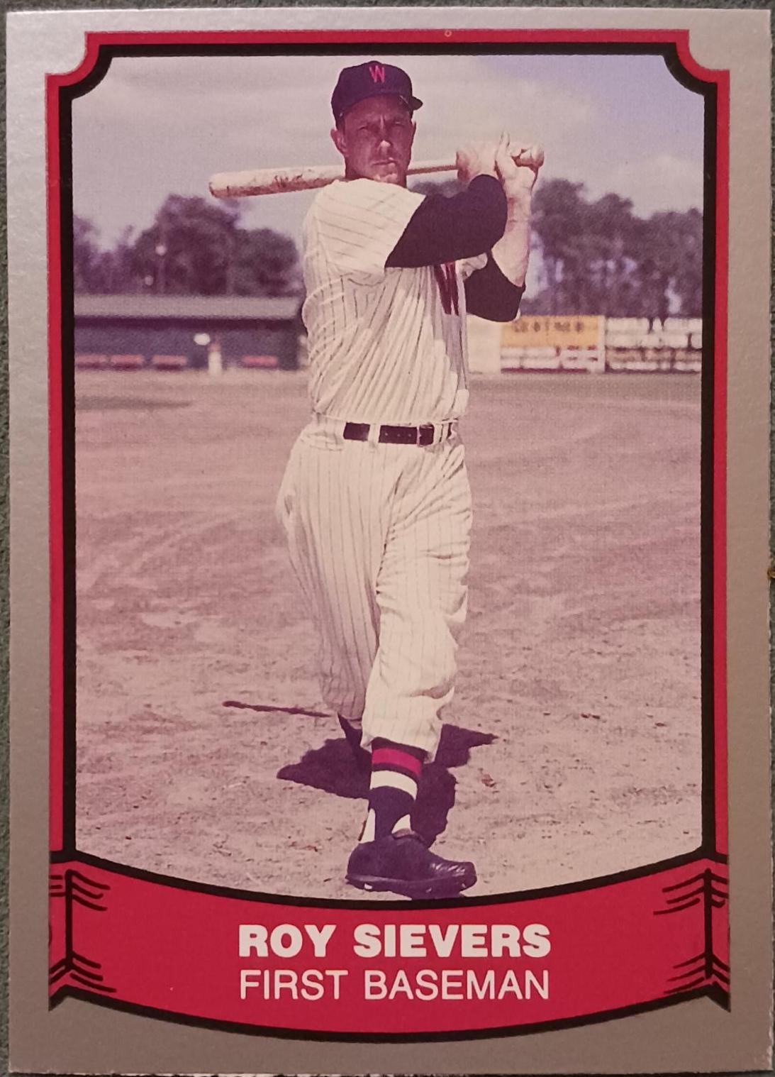 Roy Sievers #26 Baseball Cards 1989 Pacific Legends