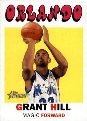 Grant Hill #20 Basketball Cards 2000 Topps Heritage