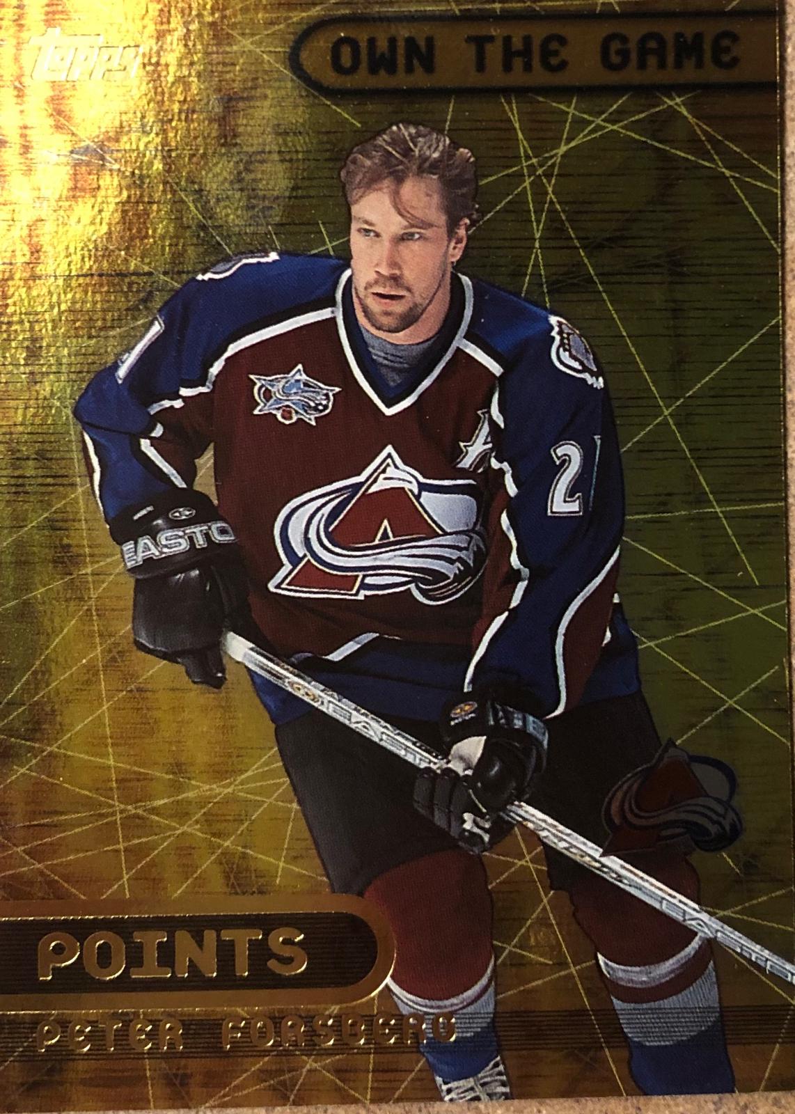 Peter Forsberg #OTG9 Hockey Cards 2001 Topps Own the Game