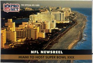 Miami To Host Super Bowl XXIX