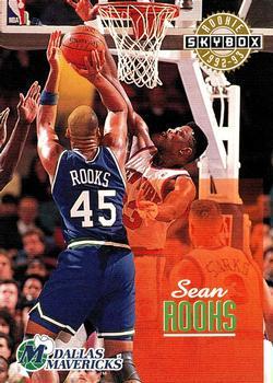 Sean Rooks #329 Basketball Cards 1992 Skybox