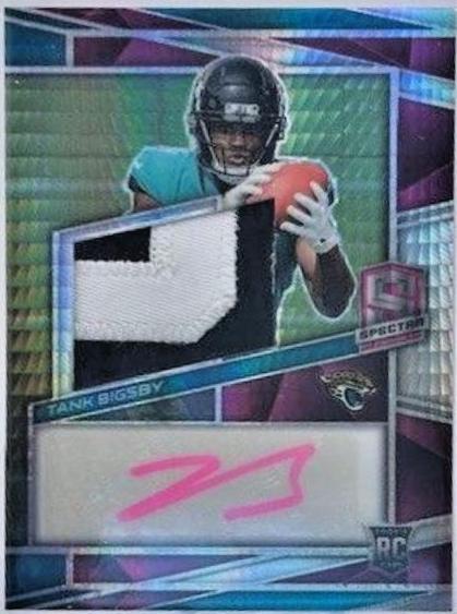 Tank Bigsby #8 Football Cards 2023 Panini Spectra Rookie Autograph Meta