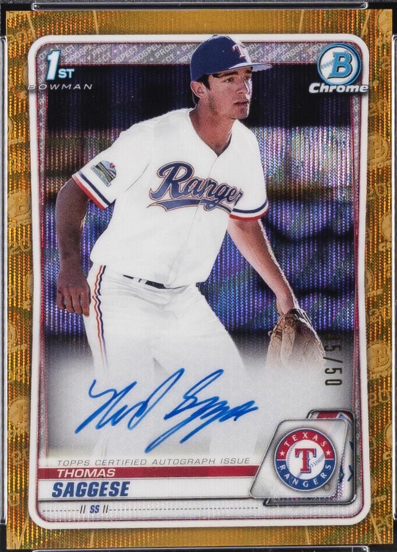 Thomas Saggese [Gold Wave Refractor] #CDA-TSA
