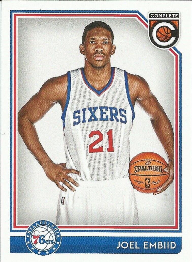 Joel Embiid #1 Basketball Cards 2016 Panini Complete