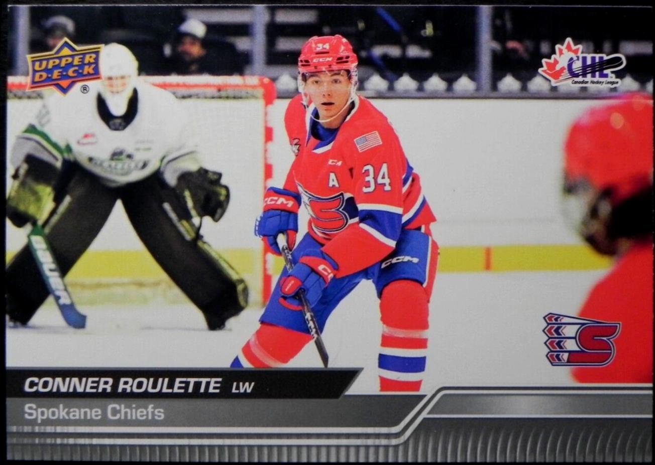 Conner Roulette #1 Hockey Cards 2023 Upper Deck CHL