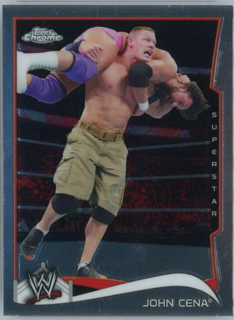 John Cena #25 Wrestling Cards 2014 Topps Chrome WWE