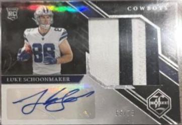 Luke Schoonmaker [Gold Spotlight Rookie Patch Autograph] #123