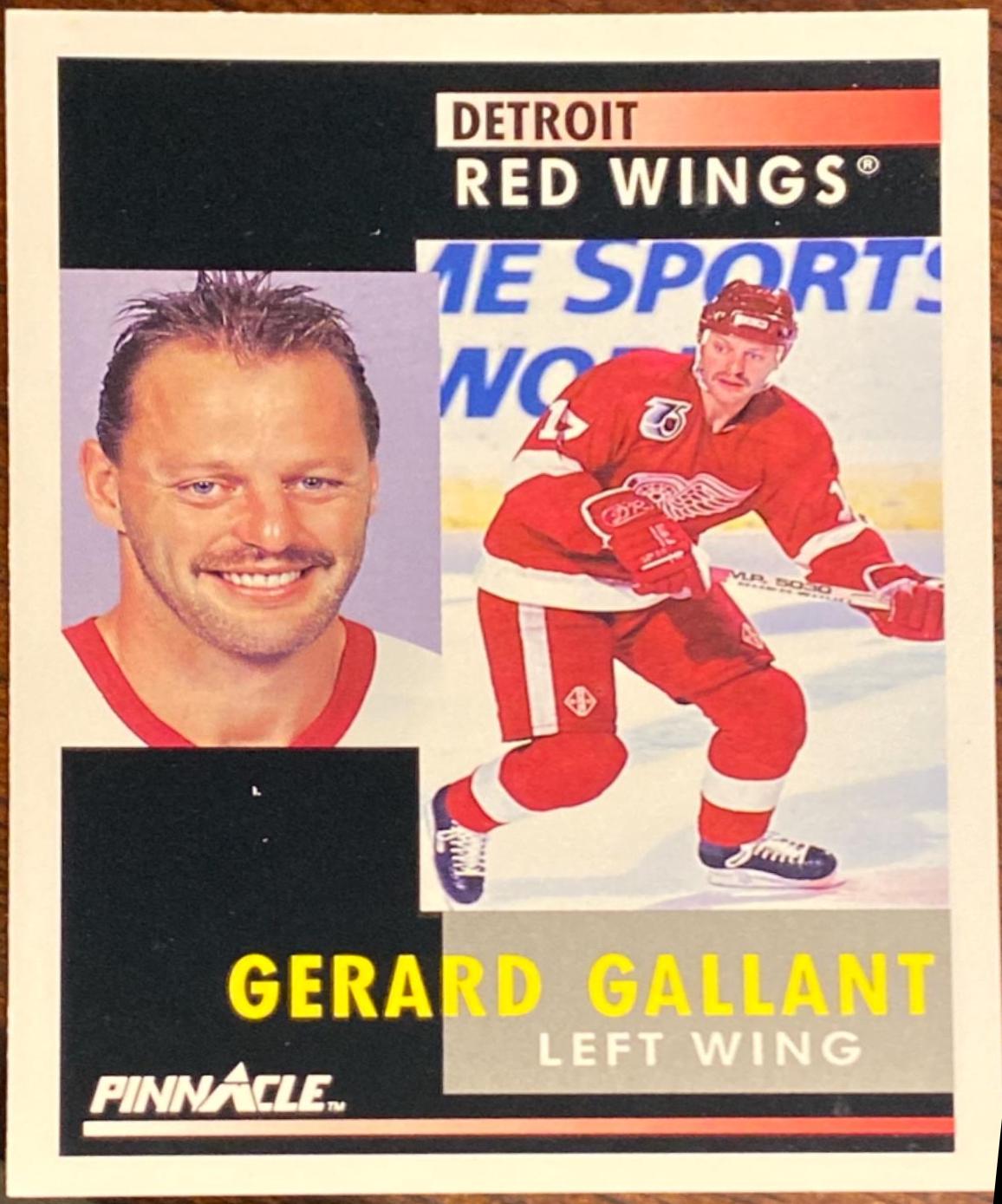 Gerard Gallant #205 Hockey Cards 1991 Pinnacle