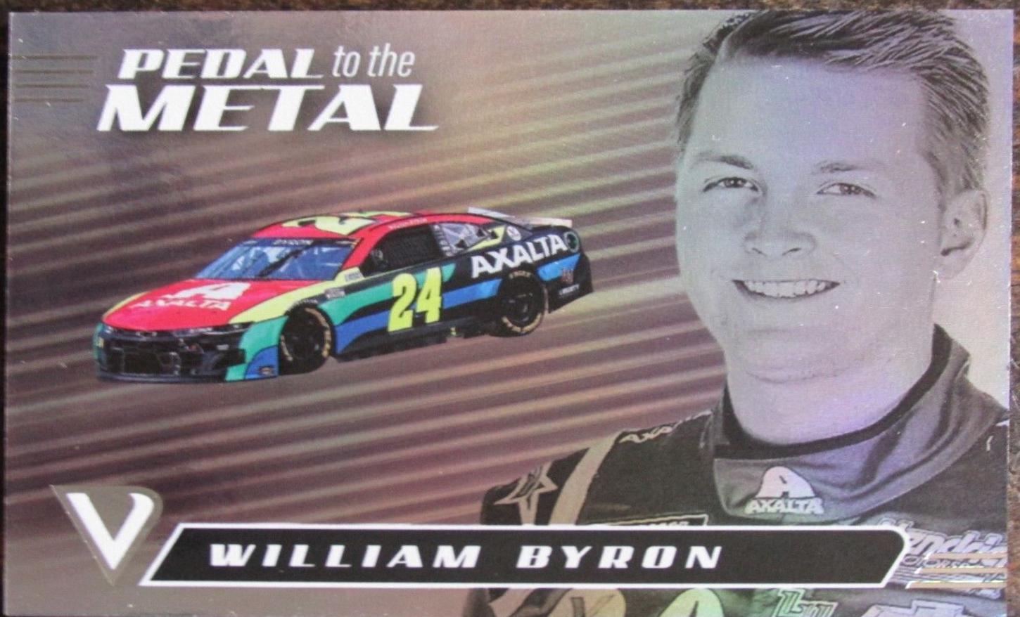 William Byron #7 Racing Cards 2021 Panini Chronicles NASCAR Pedal to the Metal