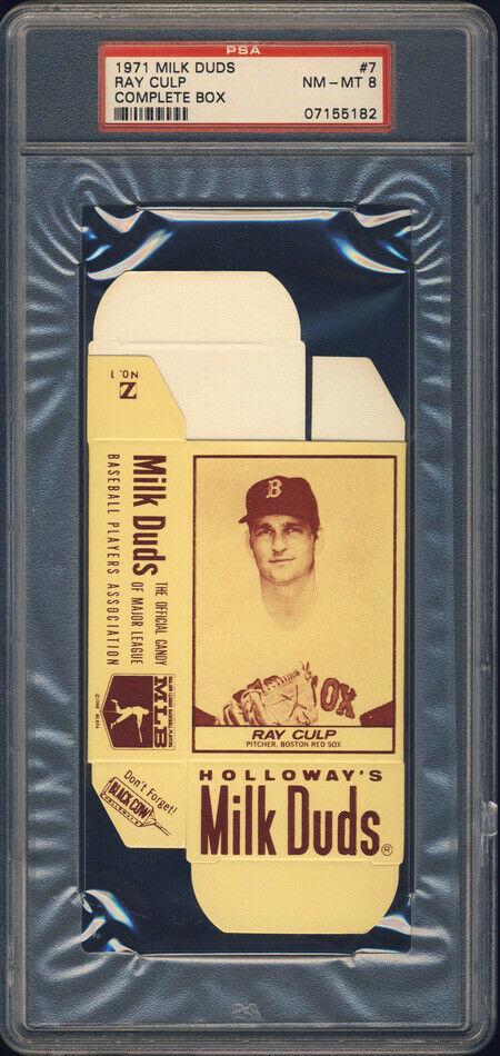 Ray Culp #7 Baseball Cards 1971 Milk Duds Complete Box