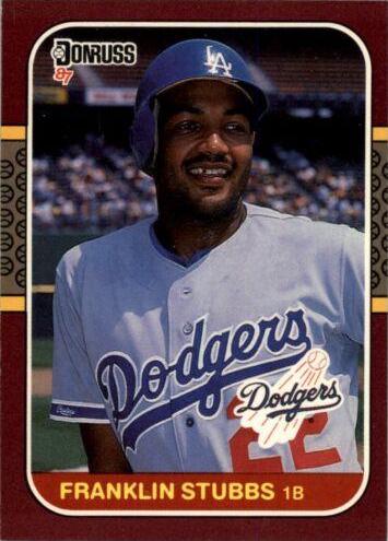 Franklin Stubbs #83 1987 Donruss Opening Day Baseball
