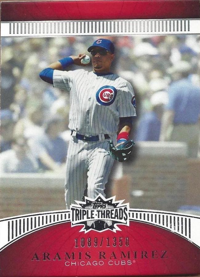 Aramis Ramirez #113 Baseball Cards 2010 Topps Triple Threads