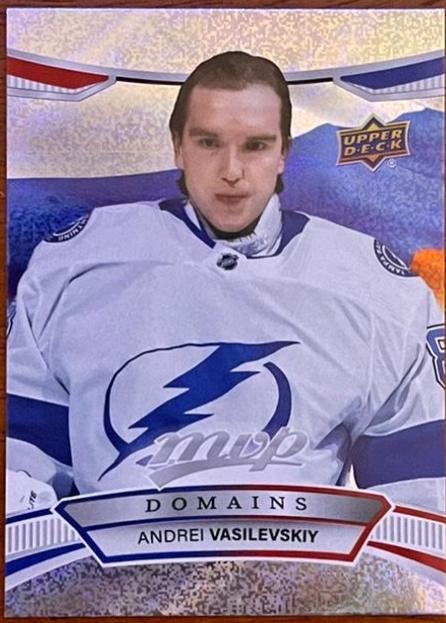 Andrei Vasilevskiy #NA-24 Hockey Cards 2022 Upper Deck MVP Domains