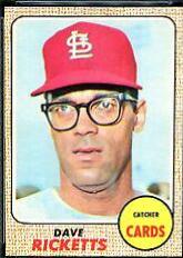 Dave Ricketts #46 Baseball Cards 1968 O Pee Chee