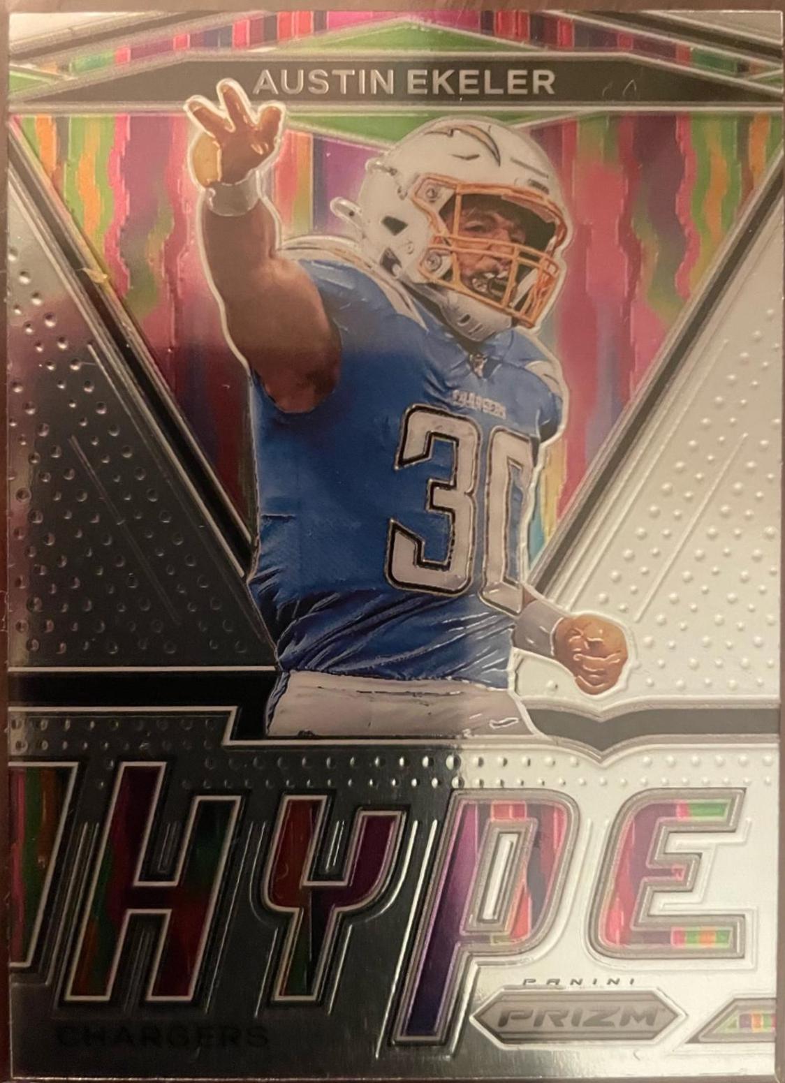 Austin Ekeler #5 Football Cards 2020 Panini Prizm Hype