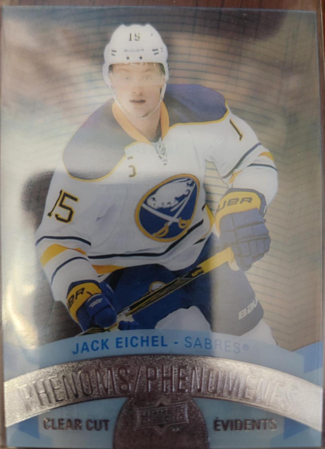 Jack Eichel #CCP-4 Hockey Cards 2017 Upper Deck Tim Hortons Clear Cut Phenoms