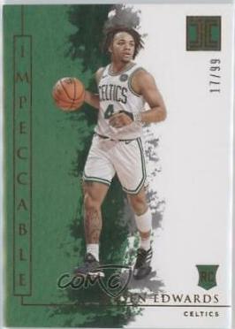 Carsen Edwards #5 Basketball Cards 2019 Panini Impeccable
