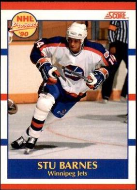 Stu Barnes #391 Hockey Cards 1990 Score Canadian