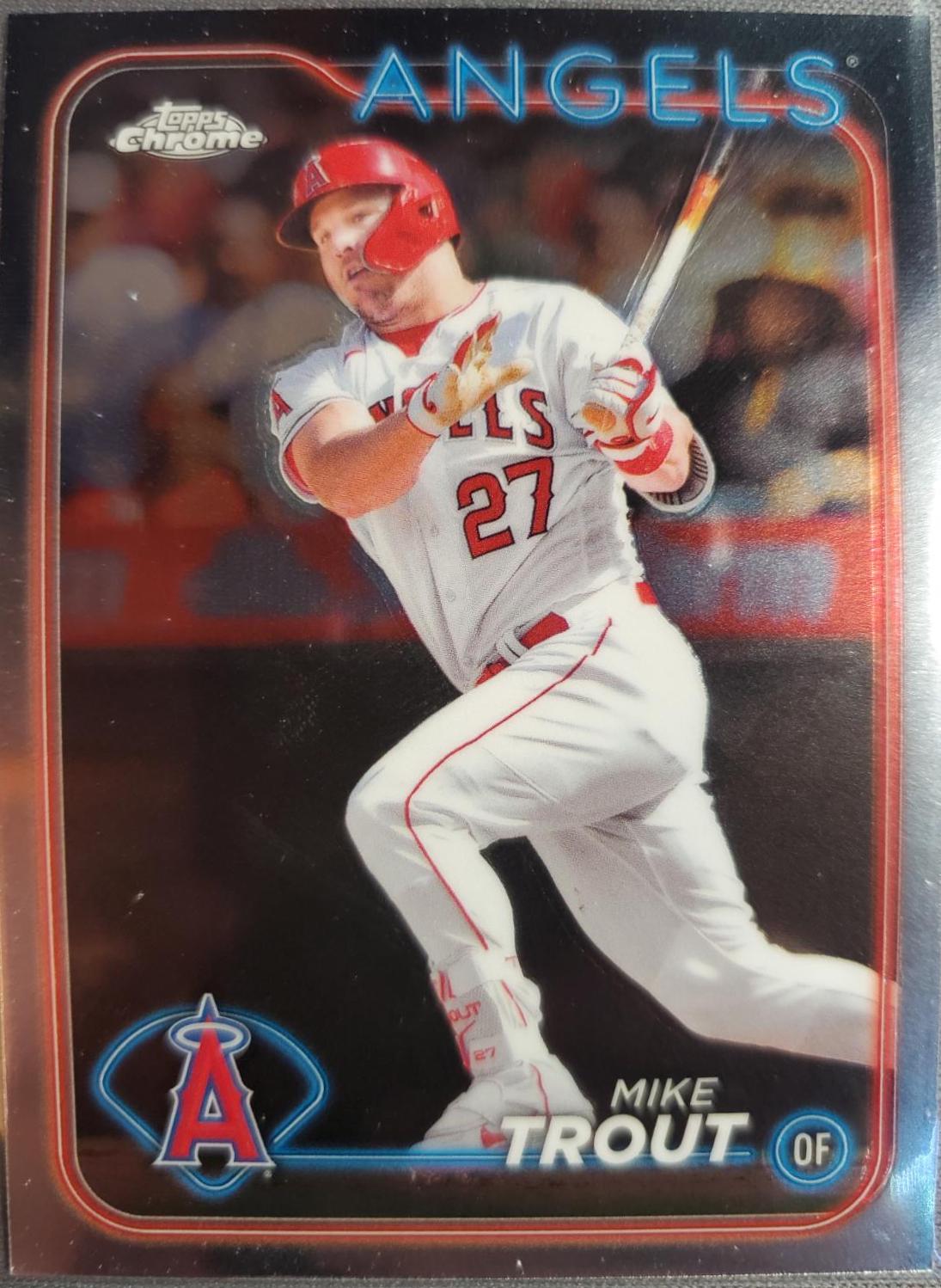 Mike Trout #200 Baseball Cards 2024 Topps Chrome
