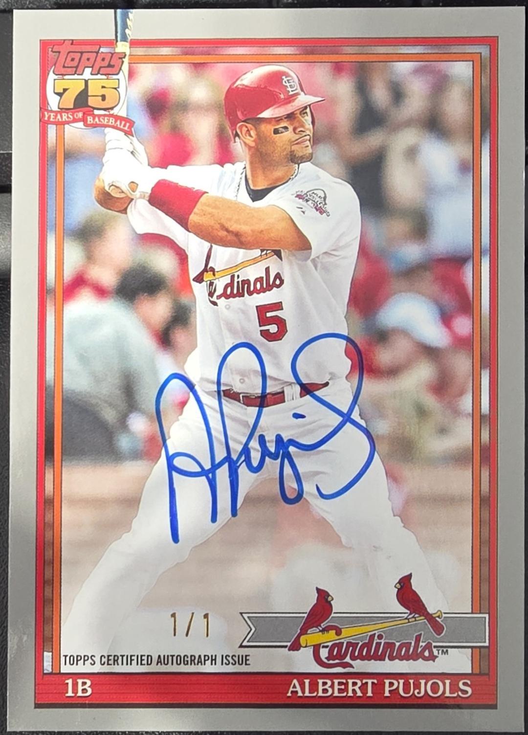 Albert Pujols [Foilfractor] #91A-AP