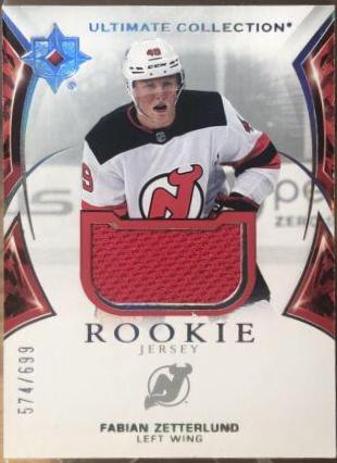 Fabian Zetterlund #182 2021 Ultimate Collection Hockey