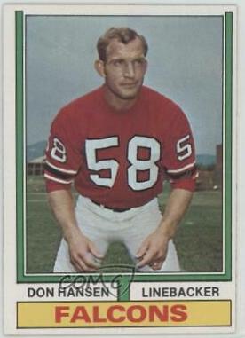 Don Hansen #3 Football Cards 1974 Topps