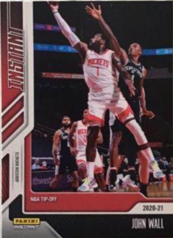 John Wall #15 Basketball Cards 2020 Panini Instant