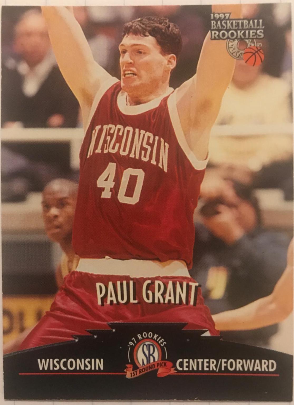 Paul Grant #14 Basketball Cards 1997 Score Board Rookies