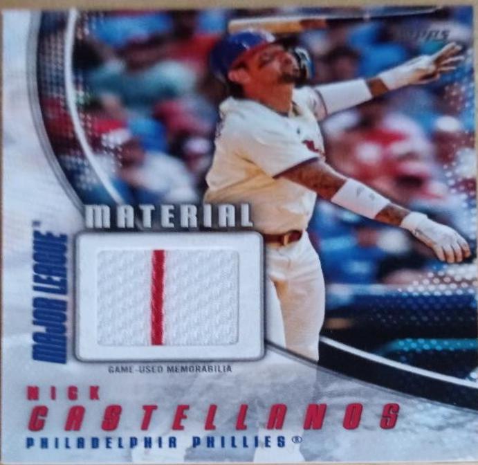 Nick Castellanos #MLM-NC Baseball Cards 2025 Topps Major League Material